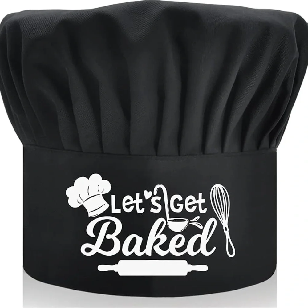 NEW | Let’s Get Baked Chef Hat | Funny Baking BBQ Grill Hat | Novelty Gift